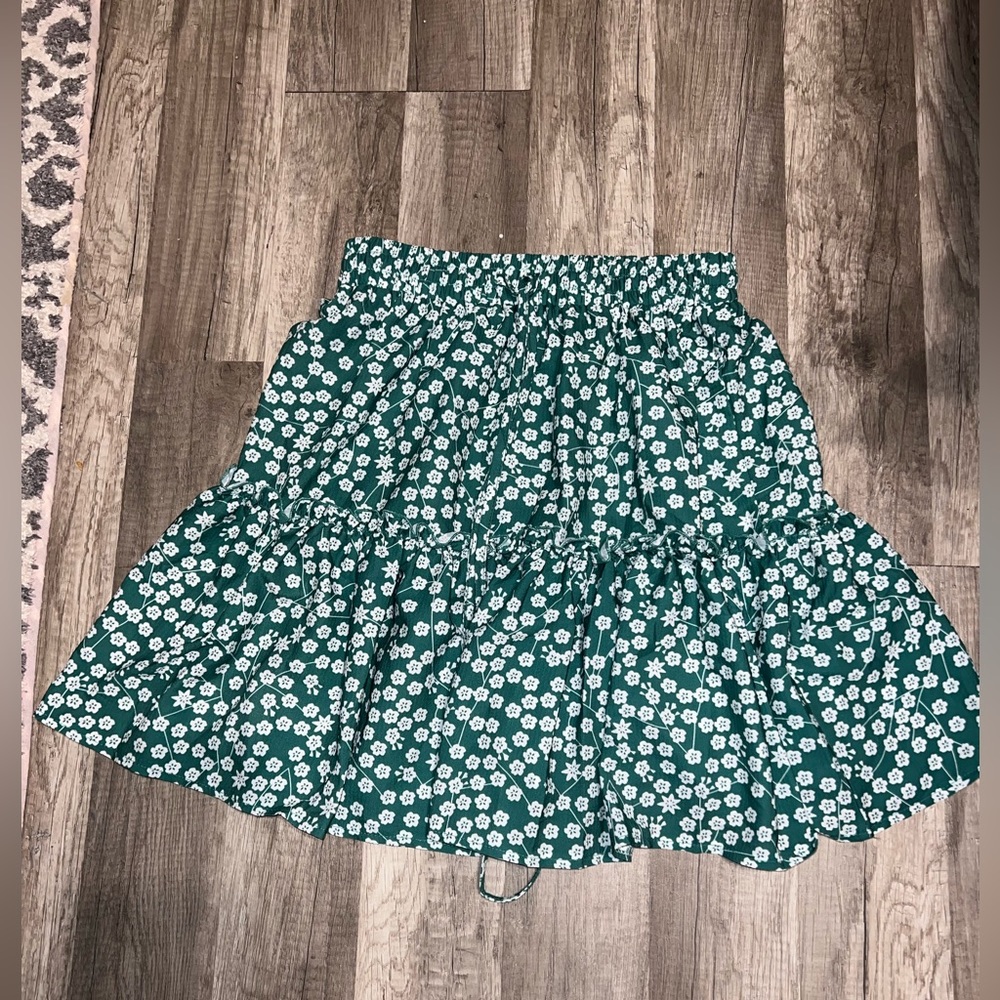 Really cute floral tie skirt